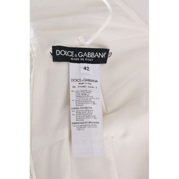 Dolce & Gabbana Sequined Sleeveless Sweetheart Top Women Multicolor Tops & - Picture 5 of 6